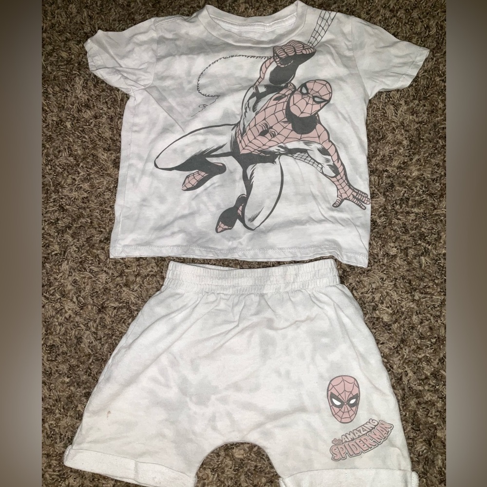 Kids Spider-Man shorts set